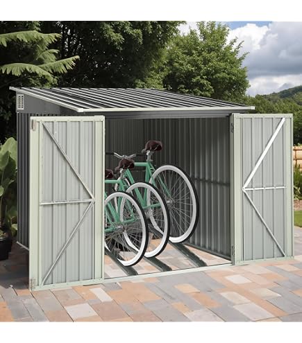 Amazon.co.jp: SOFTSEA 自転車置き場 サイクルポート 自転車倉庫 3～5